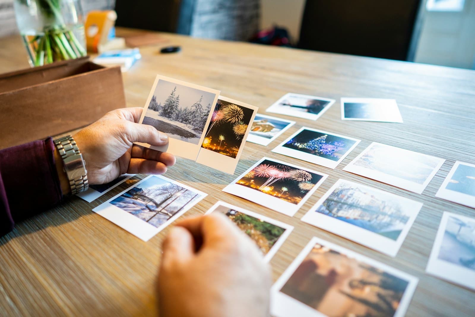 A Google Drive folder filling with wedding photos and videos from guests